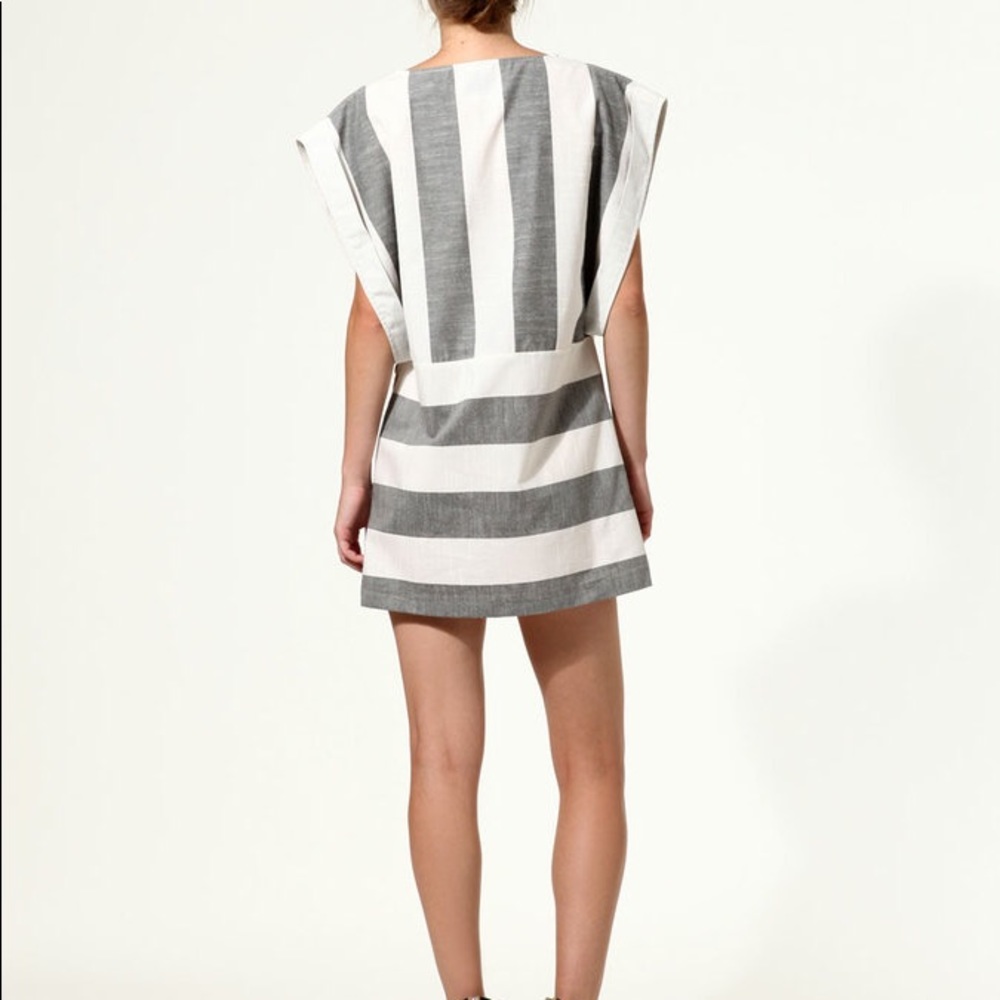 New designer Zachary’s Smile stripe dress sz xs $395 host pick ⭐️x 2 - Picture 3 of 4